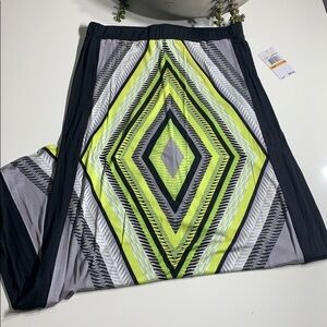 Michael by Michael Kors Cadmium Yellow bohemian Aztec Maxi skirt new with tags